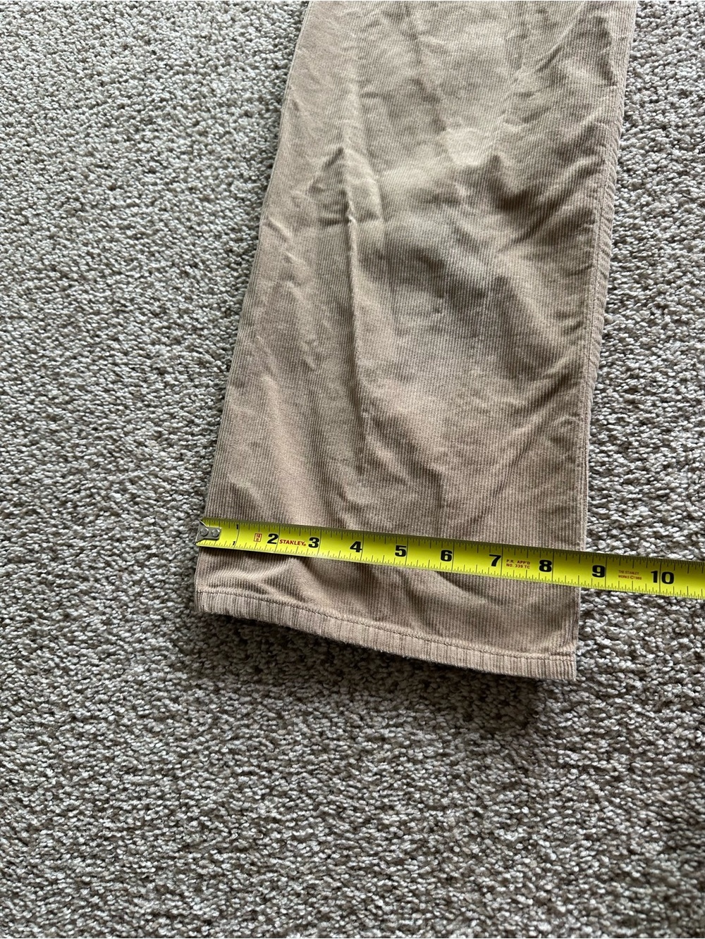 Lucky Brand Pants Men's 36x34 Beige 361 Vintage Straight Chino Casual Corduroy - Picture 8 of 10